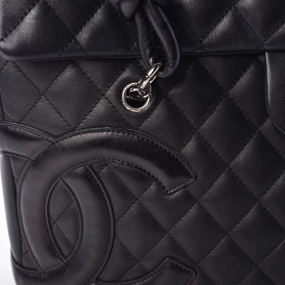 Chanel Calfskin Quilted Large Cambon Flap Black 11 of 13