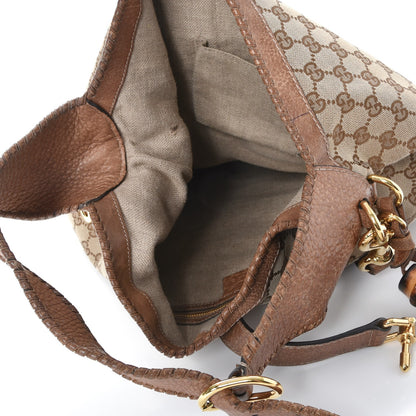 Gucci Monogram Large New Jackie Shoulder Bag Brown 6 of 15
