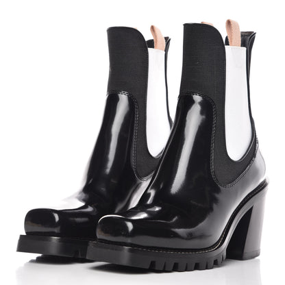 Louis Vuitton Patent Monogram Limitless Ankle Boots 42 Black 3 of 8