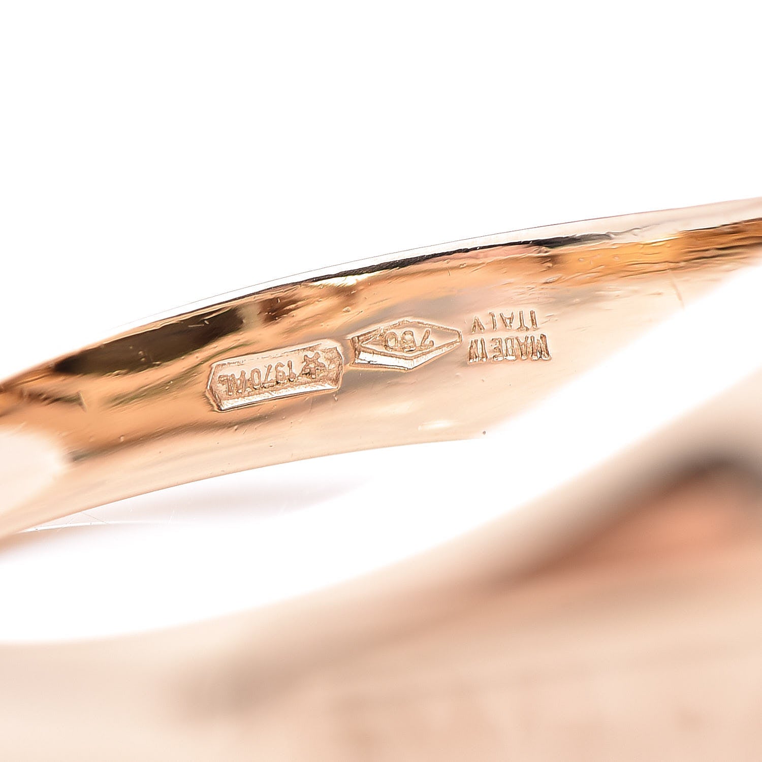 Bulgari BVLGARI 18K Yellow Gold Citrine Metropolis Ring 56 7.5 6 of 6