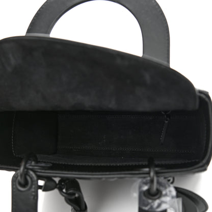 Christian Dior Calfskin Cannage Diamond Small My ABCDior Lady Dior Black 5 of 10