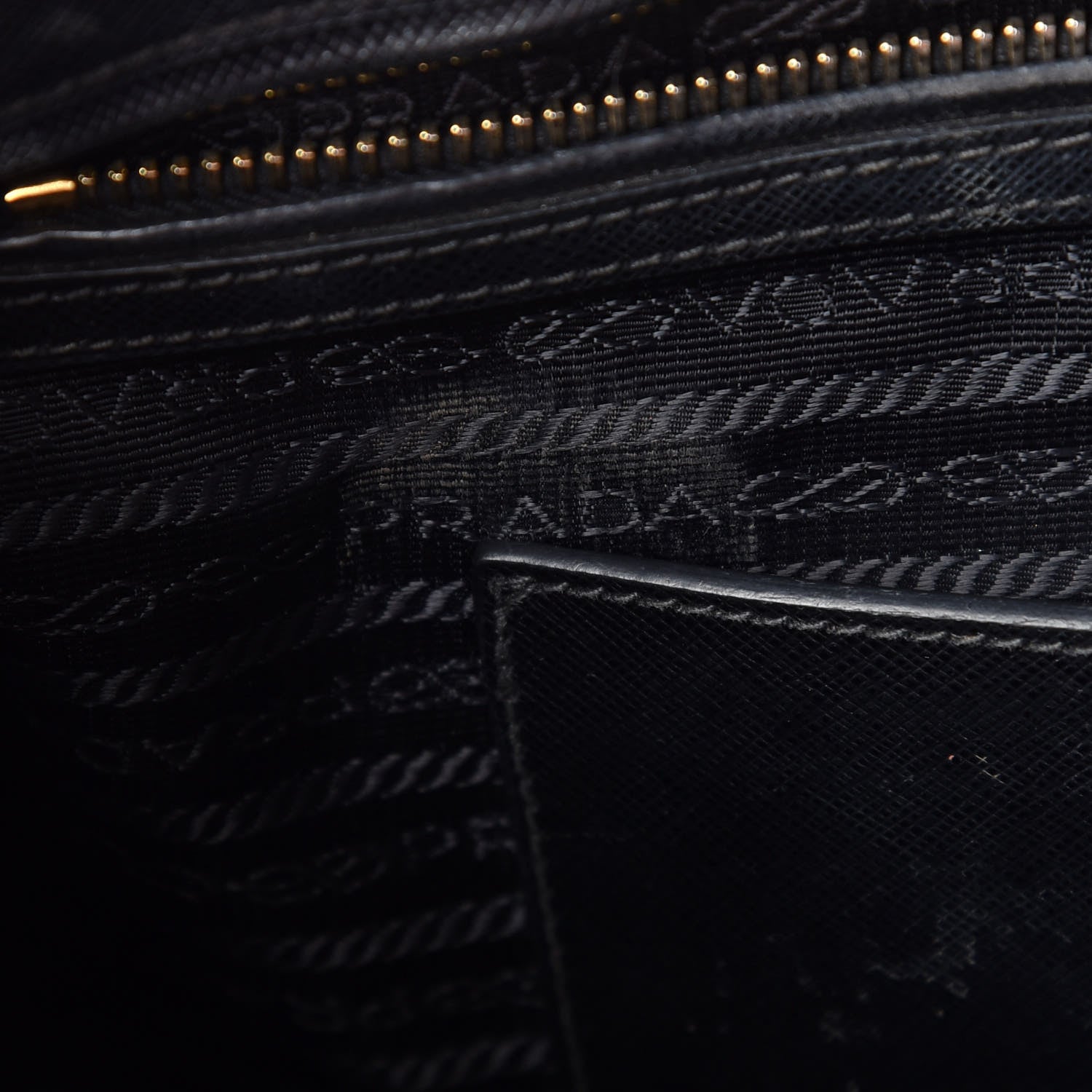 Prada Saffiano Medium Galleria Double Zip Tote Black 11 of 23