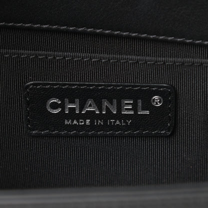 Chanel Calfskin Quilted Medium Boy Flap Black 6 of 13