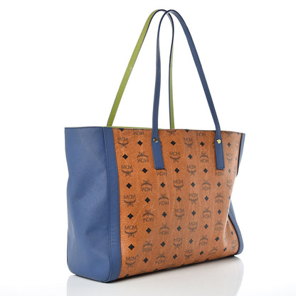 MCM Visetos Saffiano Craig and Karl Eyes On The Horizon Tote Cognac 3 of 23