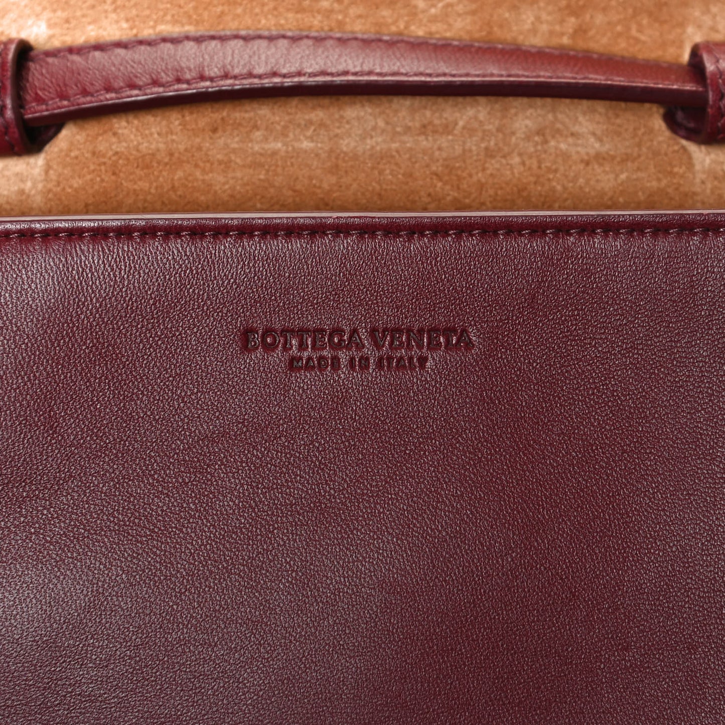 Lambskin Maxi Intrecciato Mini Cassette Crossbody Bag Bordeaux