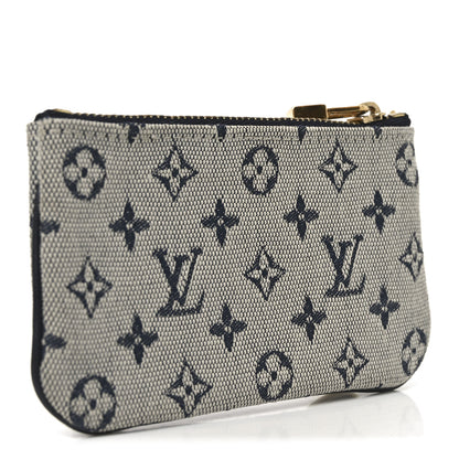 Louis Vuitton Mini Lin Key Pouch Blue 3 of 6