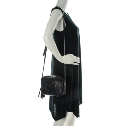 Gucci Pebbled Calfskin Small Soho Disco Bag Black 2 of 7