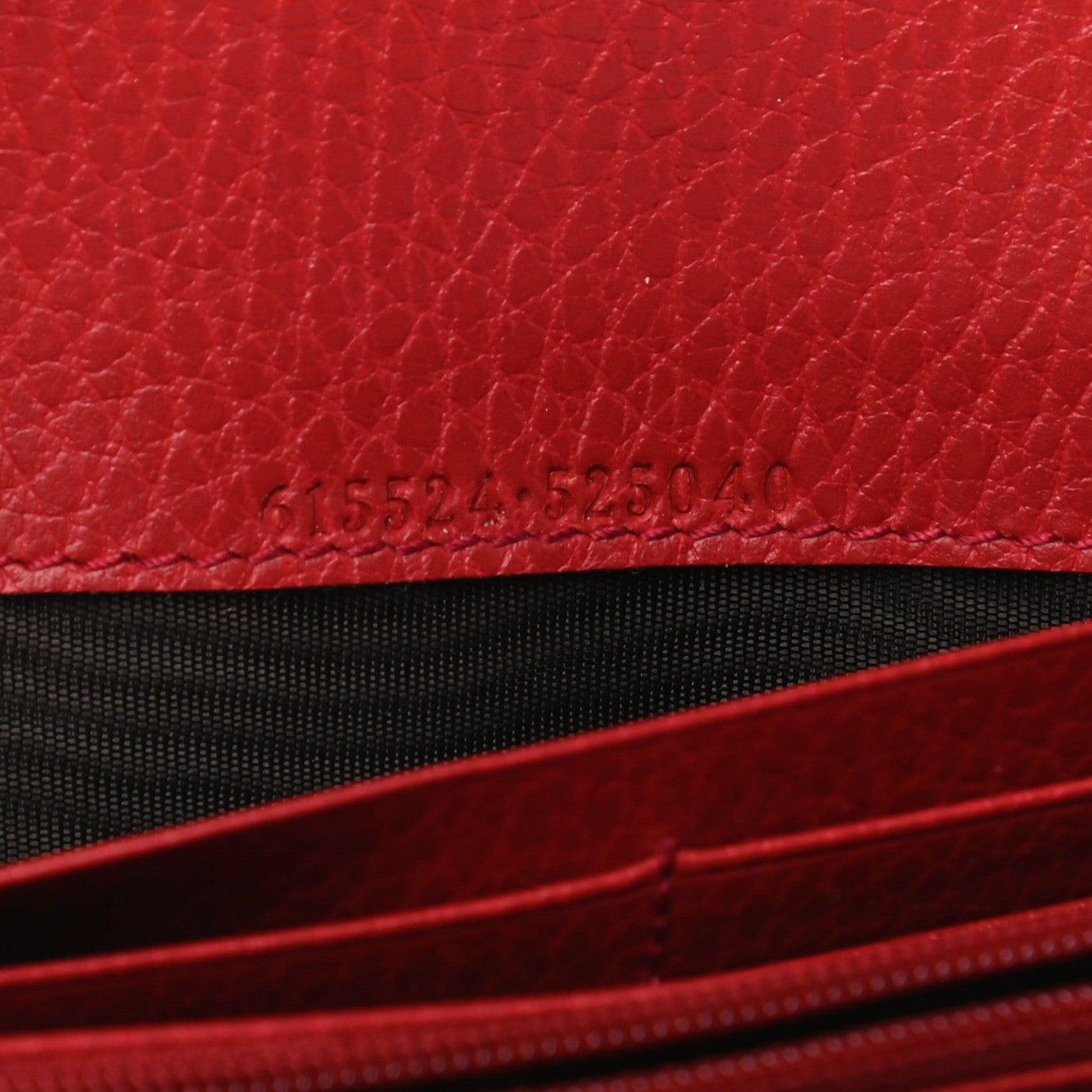 Gucci Calfskin Icon Continental Wallet Red 6 of 6