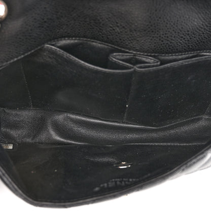 Chanel Caviar Quilted East West Flap Black 6 of 12