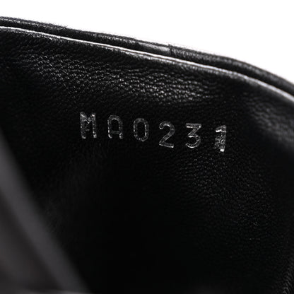 Louis Vuitton Lambskin Embossed Monogram Revival Flat Mules 39 Black 9 of 9