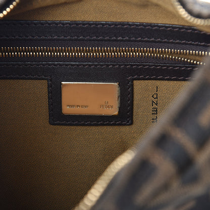 Fendi Zucca Cuoio Lucido Small Chef Hobo Tobacco Moro 6 of 9