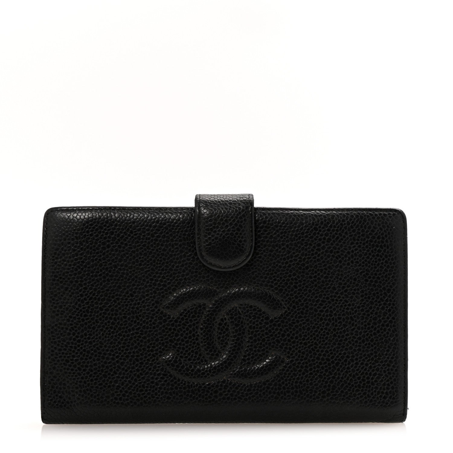 Chanel Caviar Timeless CC French Wallet Black 1 of 11