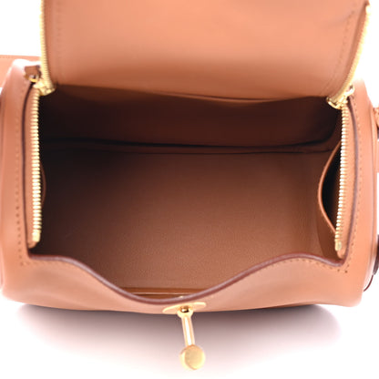 Hermes Matte Alligator Swift Mini Touch Lindy 20 Gold 5 of 9