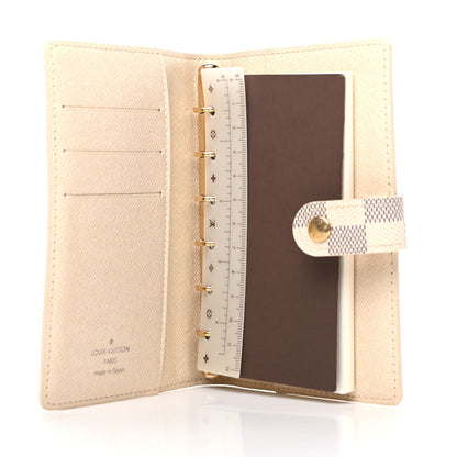 Louis Vuitton Damier Azur Small Ring Agenda Cover 5 of 7