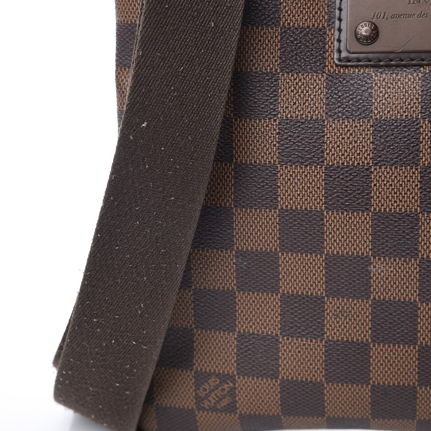 Louis Vuitton Damier Ebene Brooklyn Flat Pochette 14 of 17