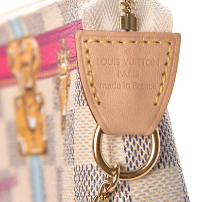 Louis Vuitton Damier Azur Summer Trunks Newport Beach Mini Pochette Accessories 6 of 8