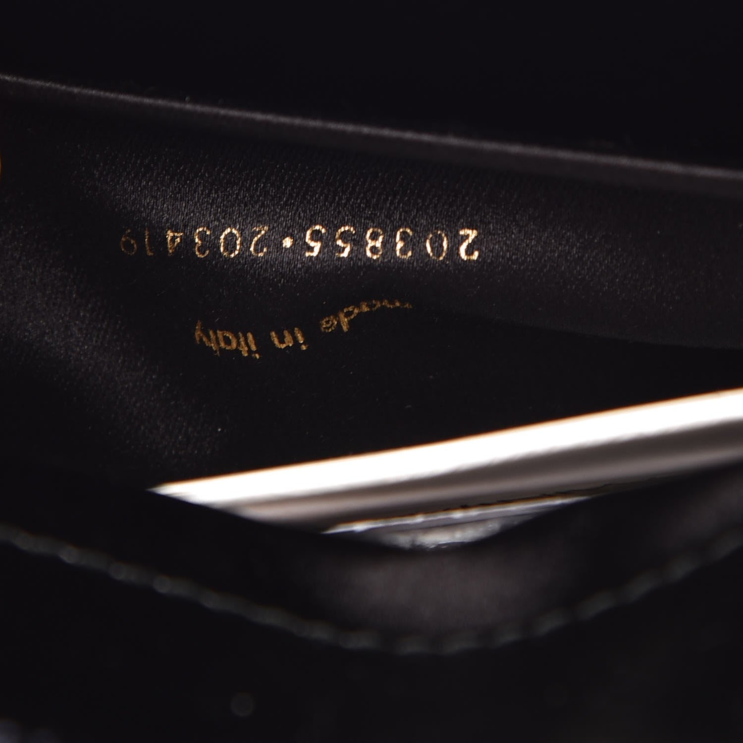 Saint Laurent Textured Patent Monogram Large Belle De Jour Clutch Black 7 of 7