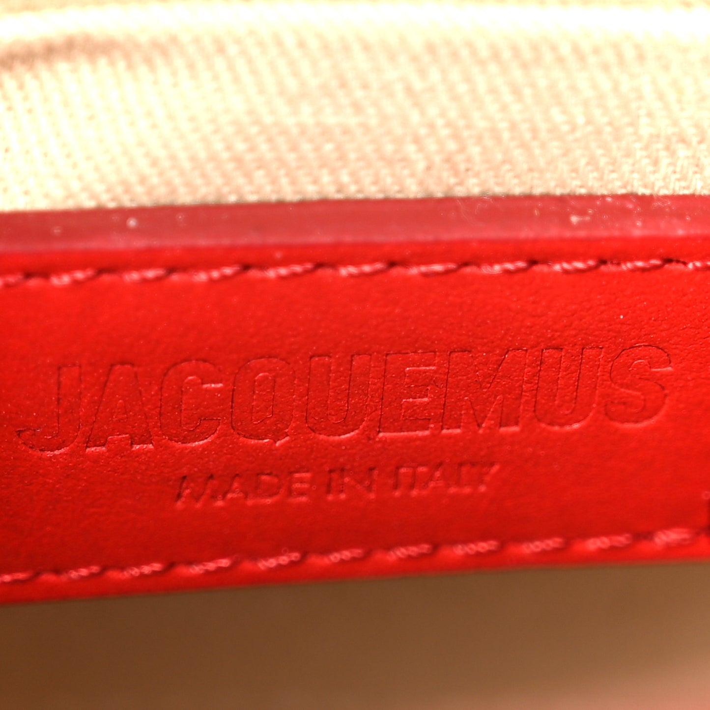 Smooth Calfskin Le Grand Chiquito Red