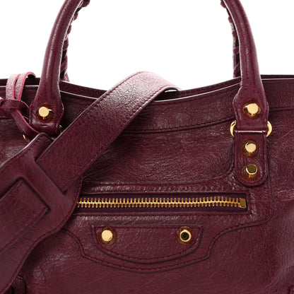 Balenciaga Agneau Classic Gold Hardware S City Violet Prune 9 of 11