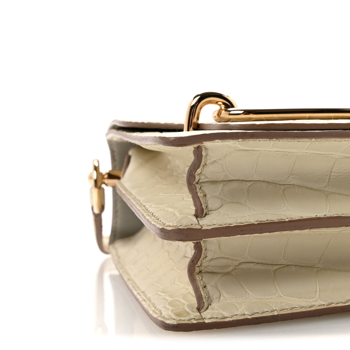 Matte Alligator Mini Sac Roulis Beton