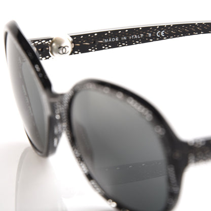 Chanel CC Pearl Sunglasses 5211-H Black 6 of 8