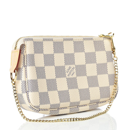Louis Vuitton Damier Azur Mini Pochette Accessories 3 of 8