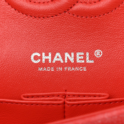 Chanel Velvet Quilted Medium Double Flap Coral 6 of 13