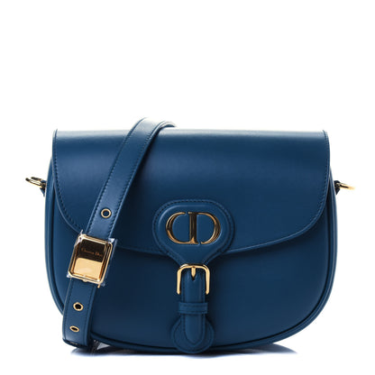 Christian Dior Box Calfskin Medium Bobby Flap Blue 1 of 4