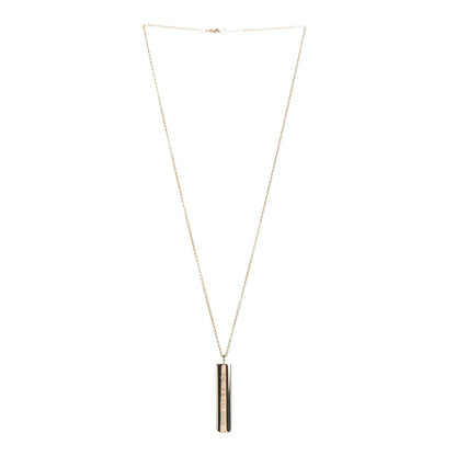 Tiffany 18K Yellow Gold 1837 Bar Pendant Necklace 3 of 8