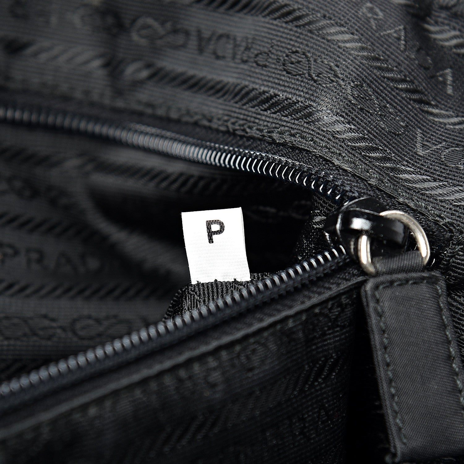 Prada Tessuto Nylon Top Handle Bag Black 6 of 13