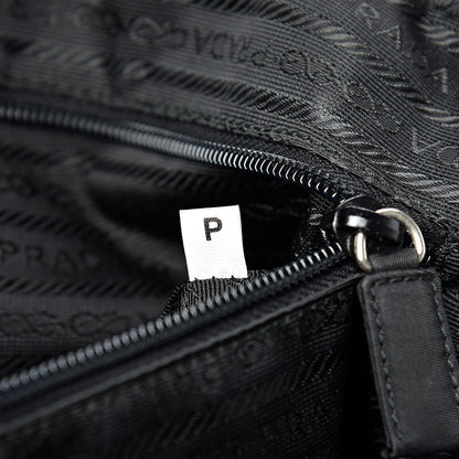 Prada Tessuto Nylon Top Handle Bag Black 6 of 13