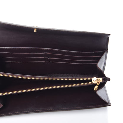 Louis Vuitton Vernis Sarah Wallet Amarante 5 of 8