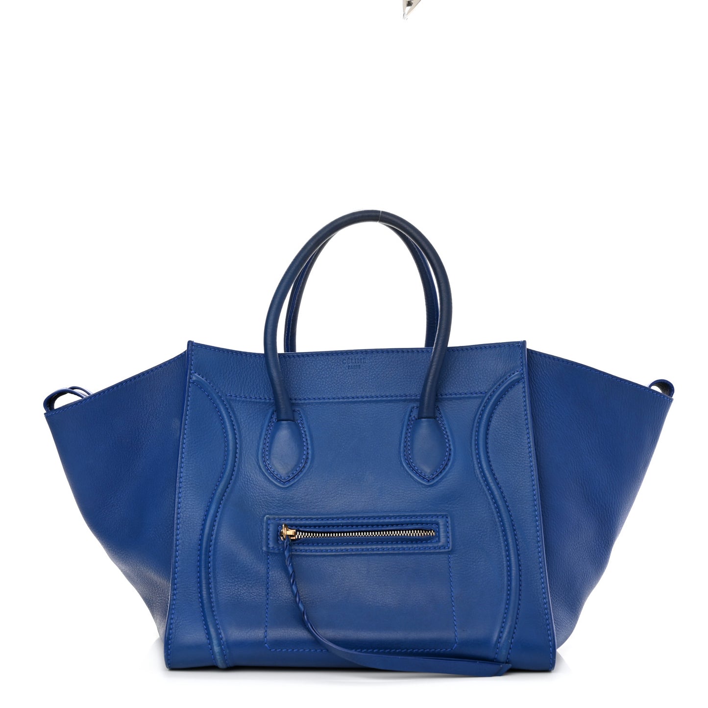 Supple Calfskin Medium Phantom Luggage Royal Blue