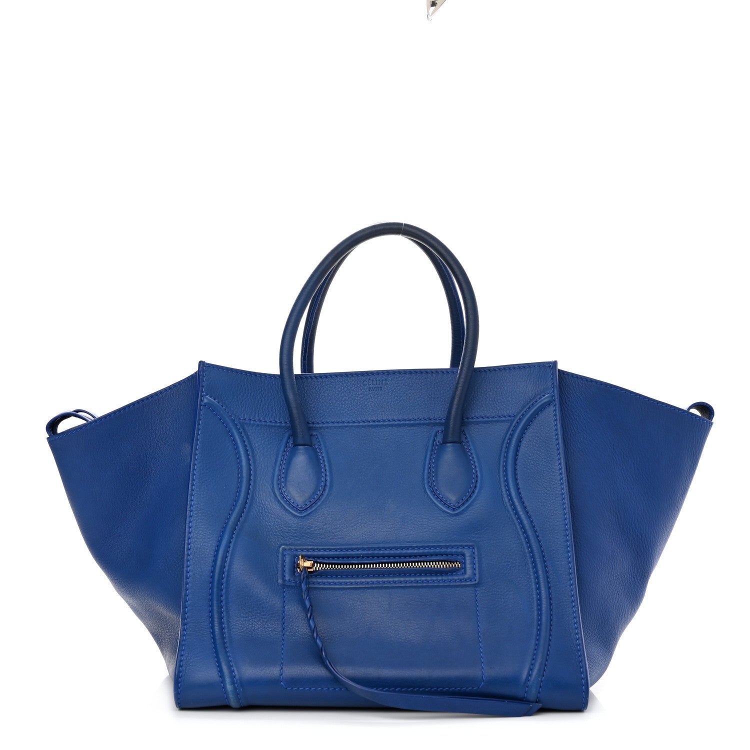Celine Supple Calfskin Medium Phantom Luggage Royal Blue 1 of 18