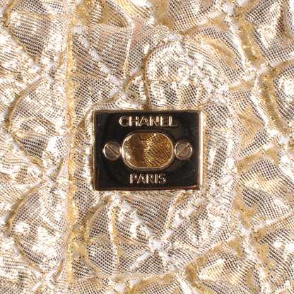 Chanel Lame Quilted Small Flap Metallic Gold 9 of 10