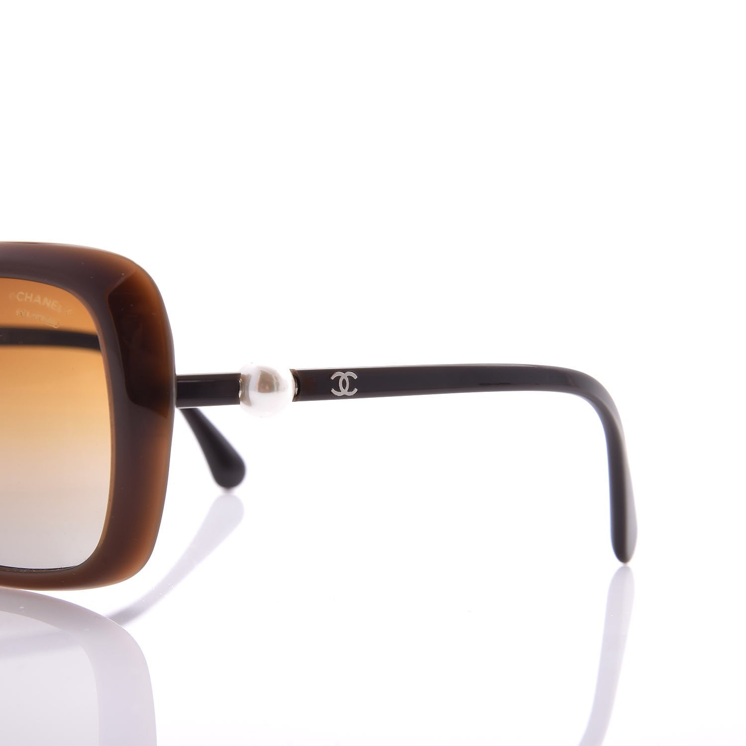 Chanel Pearl Polarized Square Sunglasses 5303-H Brown 5 of 8