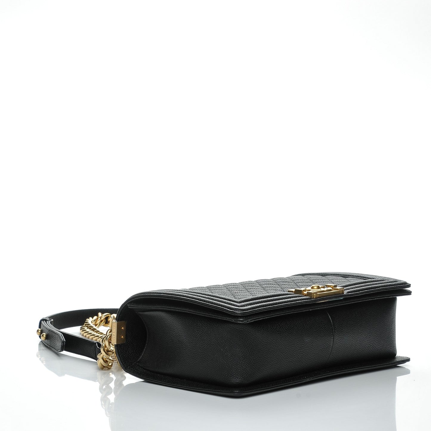 Caviar Quilted New Medium Boy Flap Black