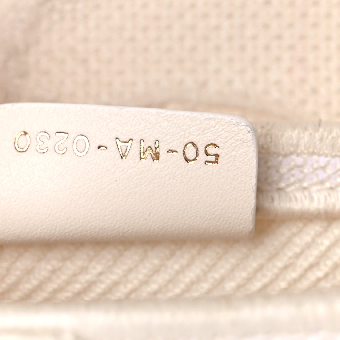 Canvas Embroidered Camouflage Saddle Bag White