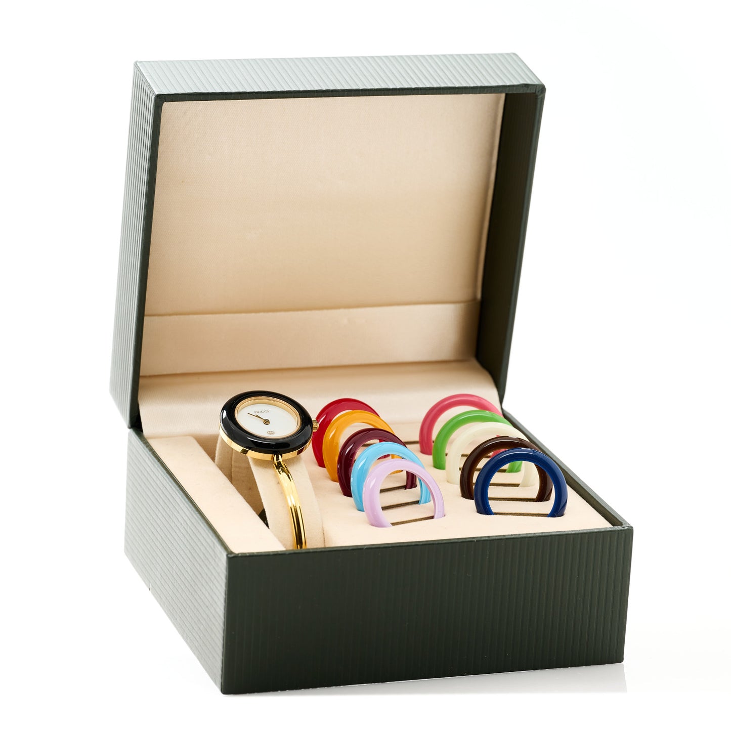 Stainless Steel 26mm Interchangeable Bezel Quartz Watch