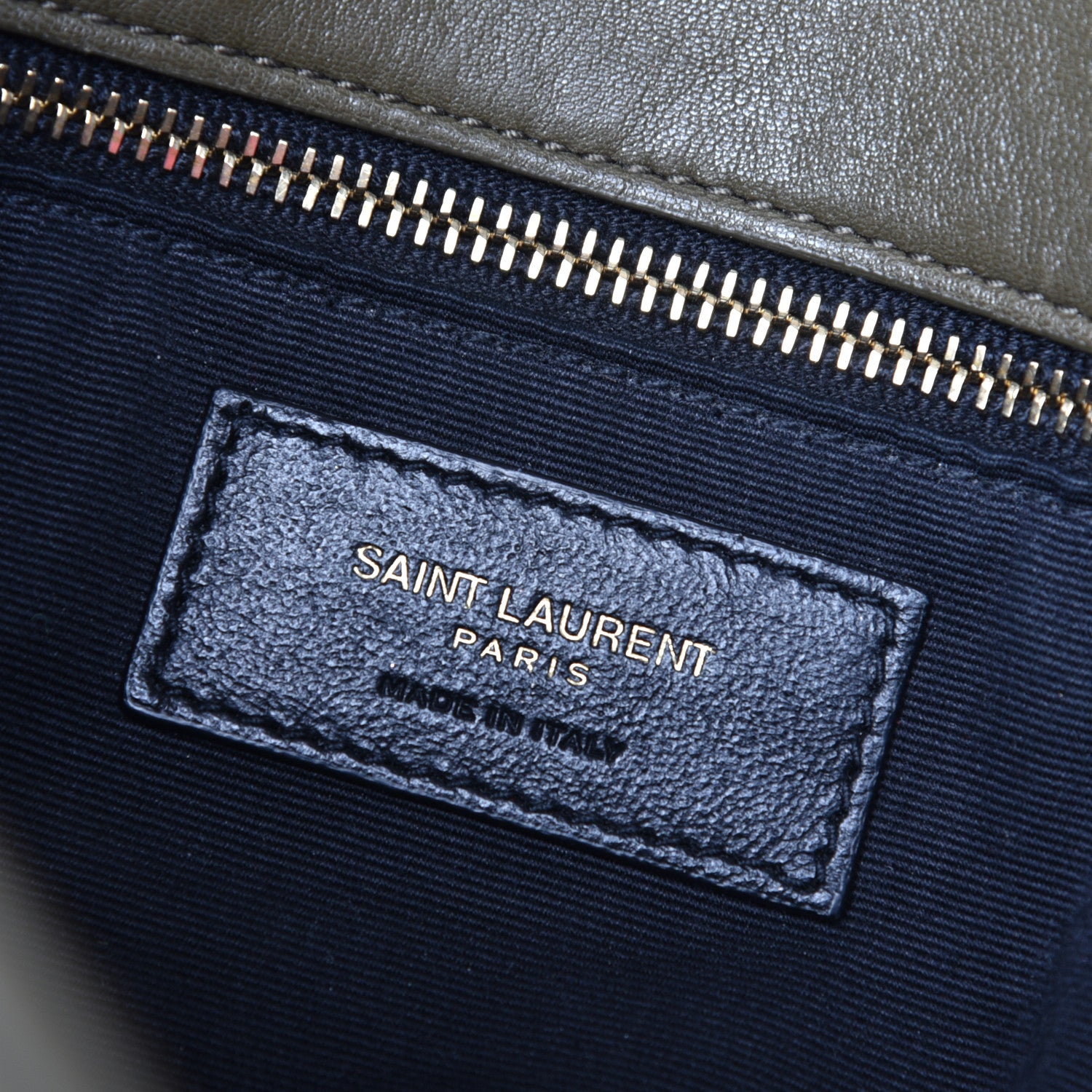 Saint Laurent Lambskin Quilted Medium Loulou Puffer Monogram Chain Satchel Seaweed 6 of 9