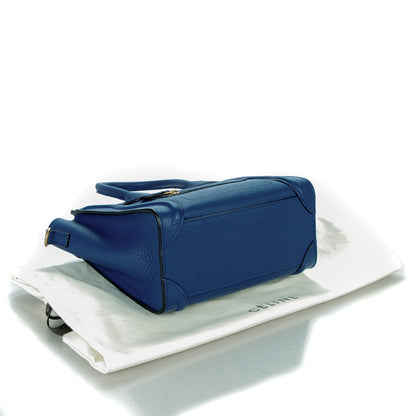 Celine Goatskin Nano Luggage Sea 4 of 8