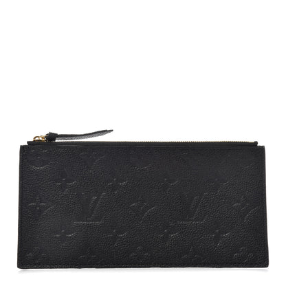 Louis Vuitton Empreinte Felicie Chain Wallet Zippered Insert Black 1 of 6