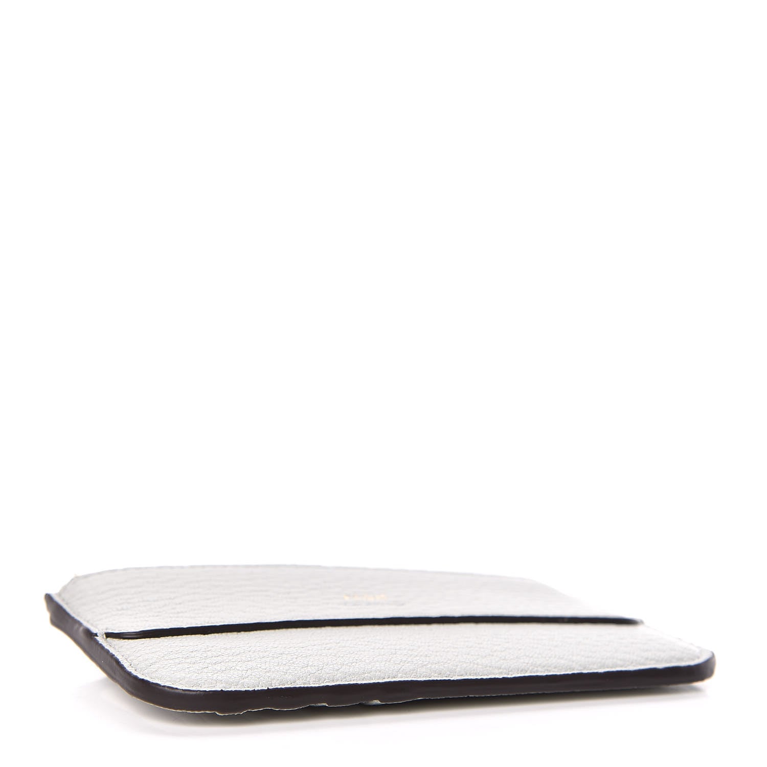 Chloe Grained Calfskin Drew Card Holder Airy Grey 4 of 8