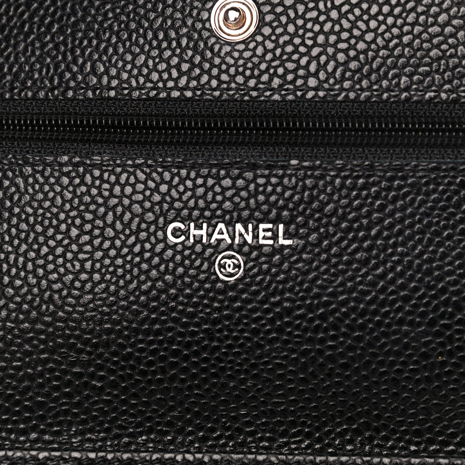 Chanel Caviar Quilted Wallet On Chain WOC Black 6 of 10