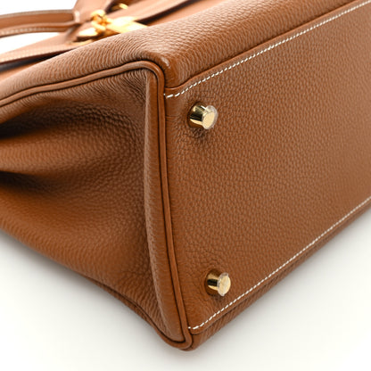 Hermes Togo Kelly Retourne 35 Gold 8 of 9