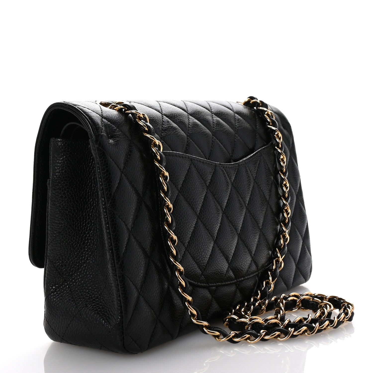 Chanel Caviar Quilted Medium Double Flap Black 3 of 10