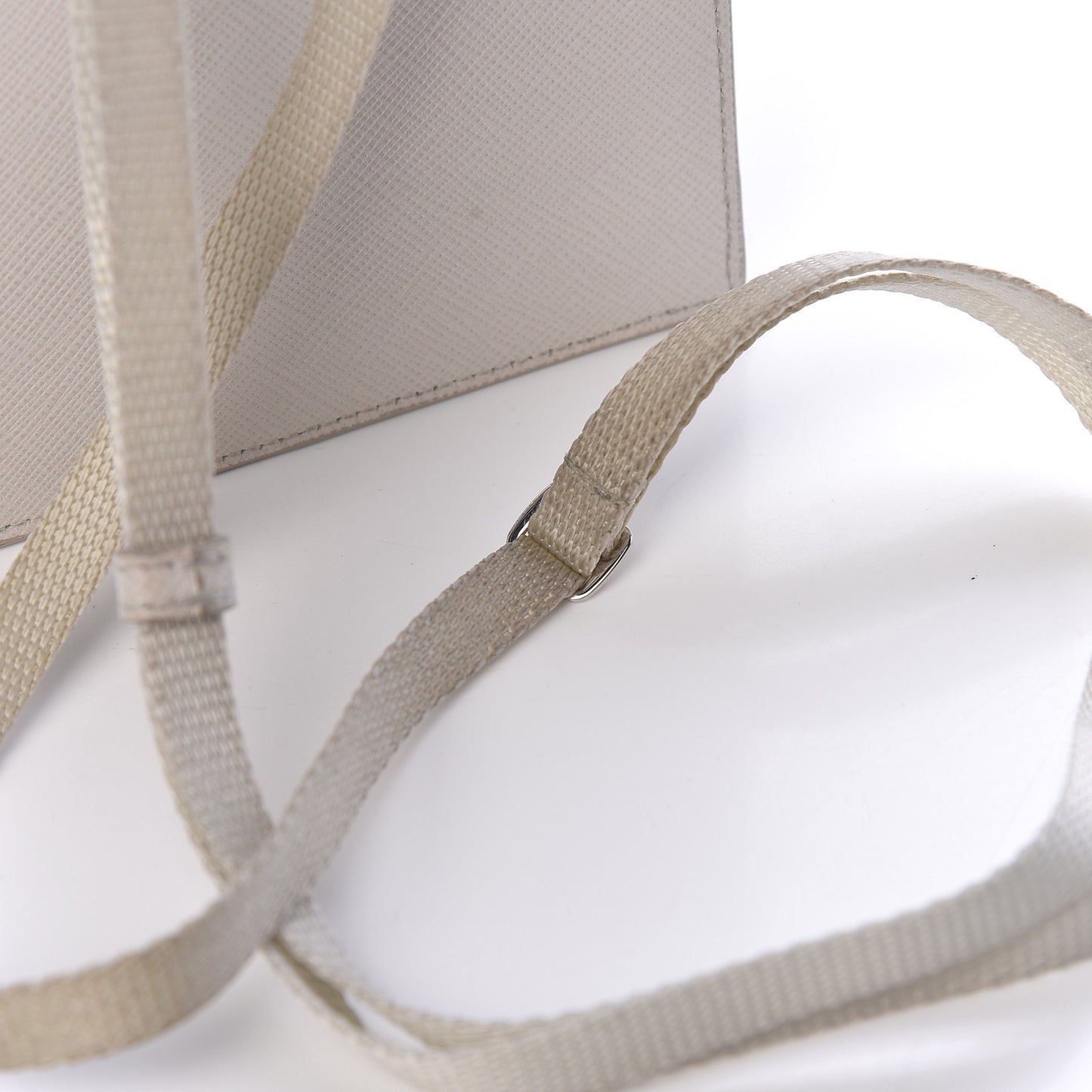 Saffiano Mini Camera Crossbody Bag Talco