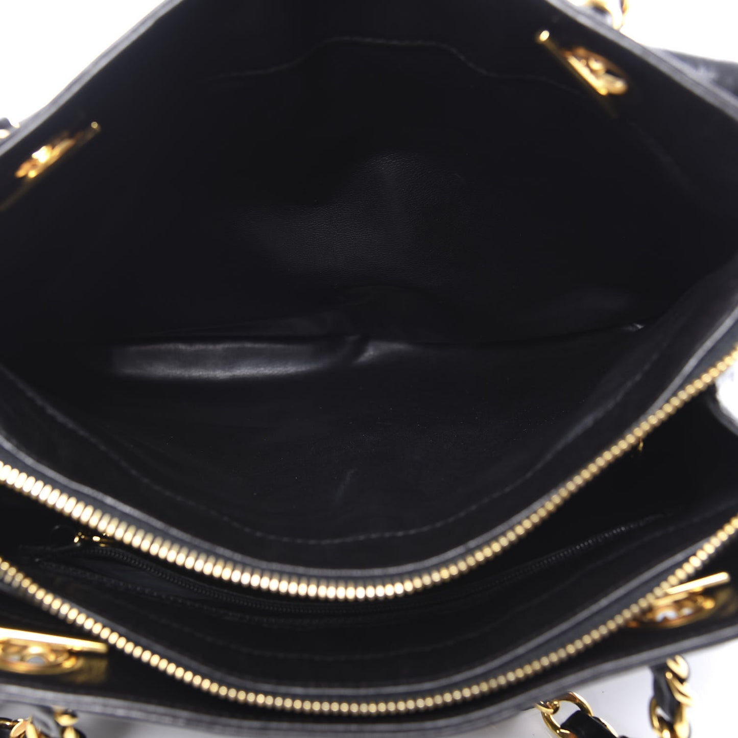 Lambskin CC Shoulder Bag Black