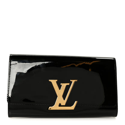 Louis Vuitton Patent Louise Clutch Black 1 of 7