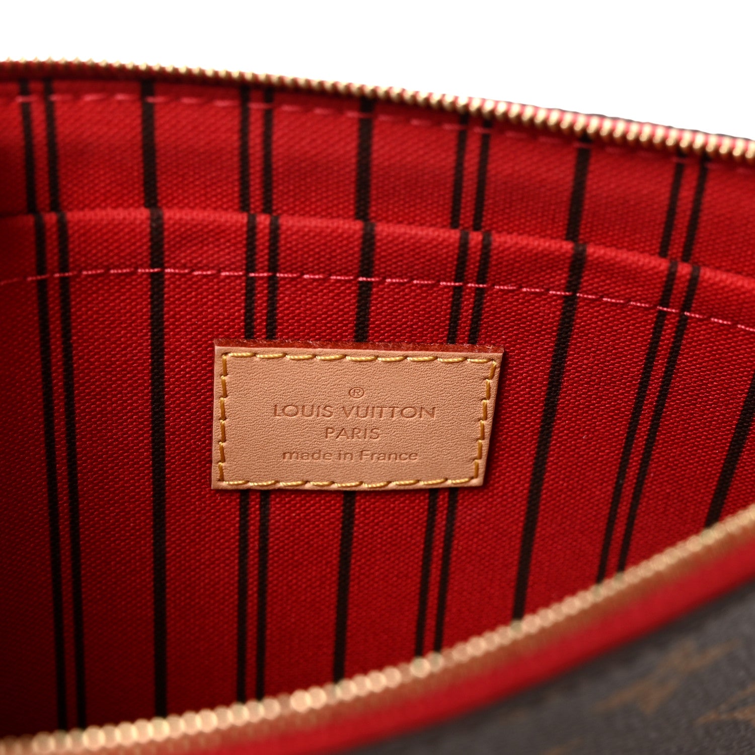 Louis Vuitton Monogram Neverfull MM GM Pochette Cherry 6 of 6